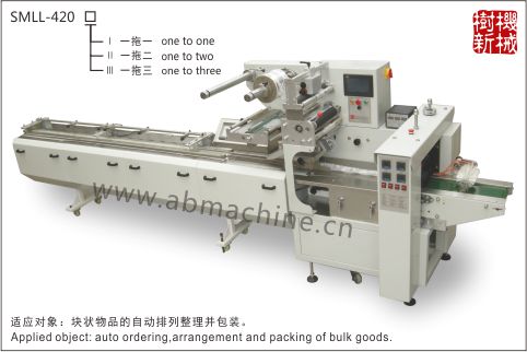 SMLL-420 Arranging and packing line(it can match kinds of producing line, suitable for biscuit, rice